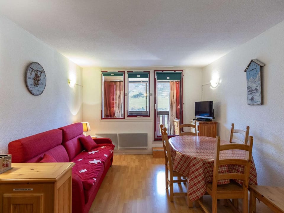 Agréable Studio pour 5 avec balcon exposé sud à La Mongie - FR-1-404-346 Apartment in Aragon