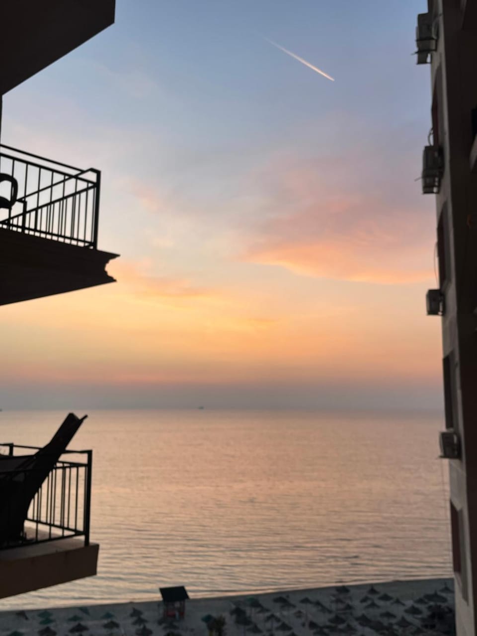 Natural landscape, View (from property/room), Balcony/Terrace, Sunset