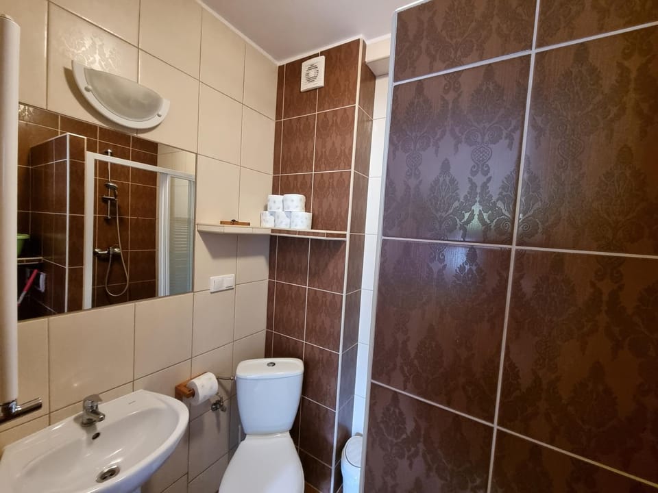 Shower, Toilet, Bathroom, towels