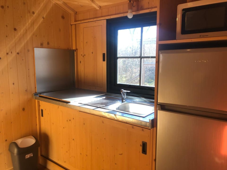 Kitchen or kitchenette, minibar