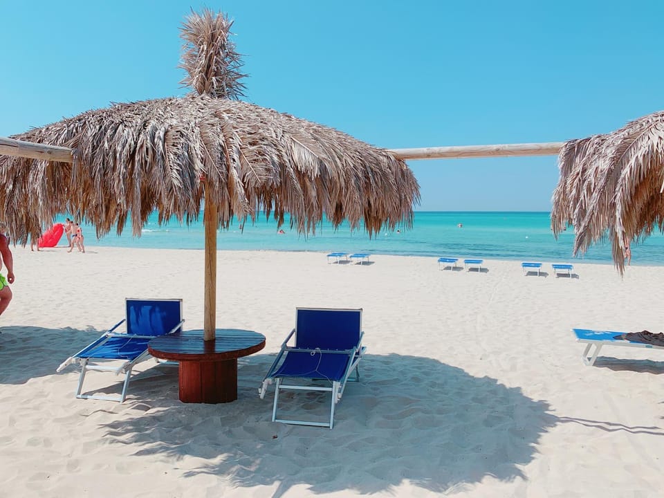 Nearby landmark, Beach, sunbed