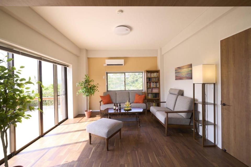 Living room, air conditioner
