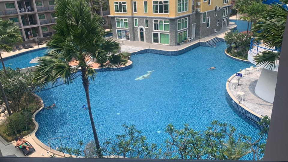 High floor Nice pool View near walking street Arcadia beach 高楼层泳池景 高速网络 智能电视 Apartment in Pattaya City