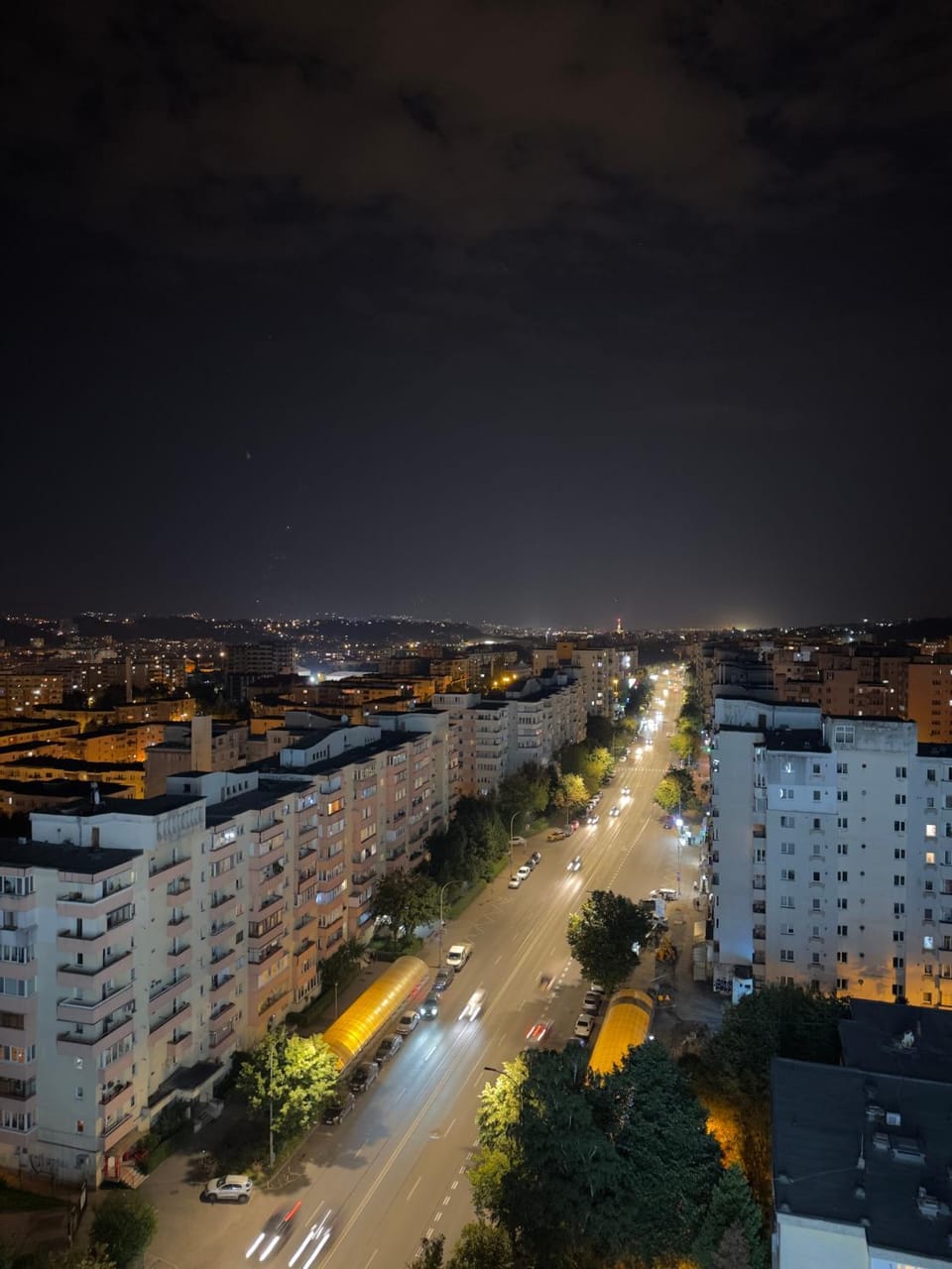 Night, Bird's eye view