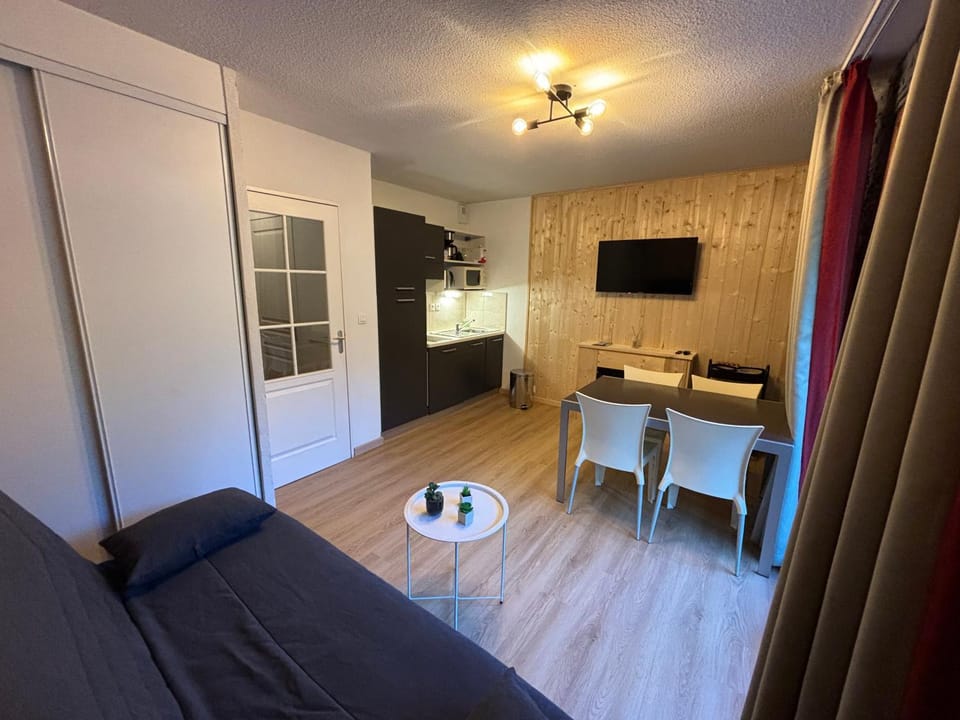 Studio Chic Rénové 1800 - Vue Pistes & Balcon Apartment in Provence-Alpes-Côte d'Azur