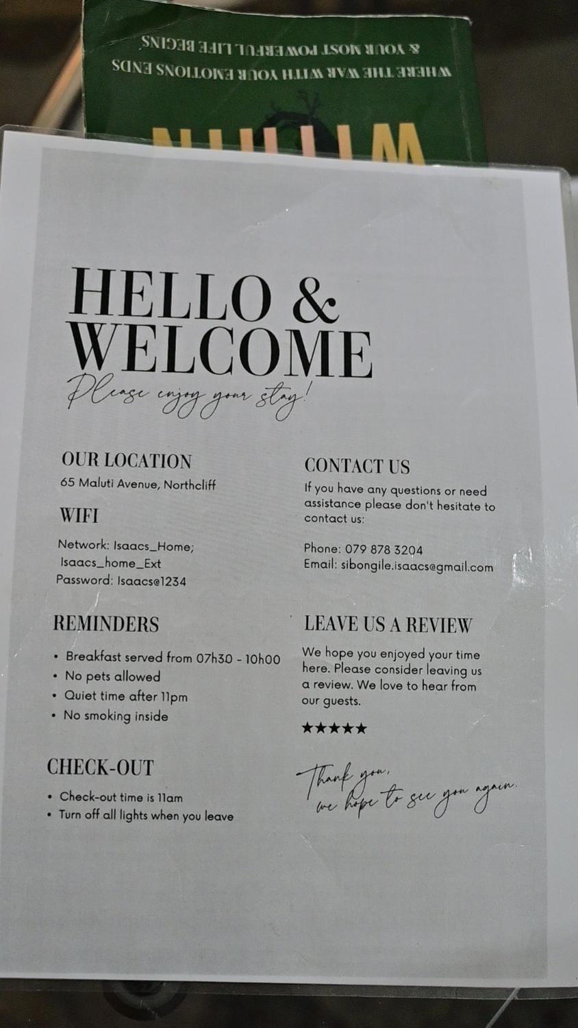 Property logo or sign