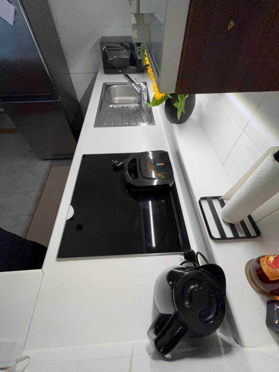 Coffee/tea facilities, Kitchen or kitchenette, minibar, stove