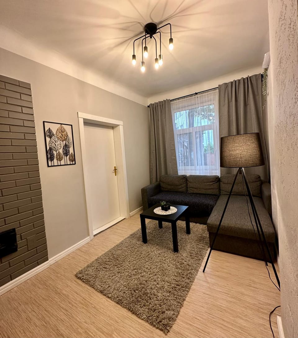 Bed, Living room, Photo of the whole room, Seating area