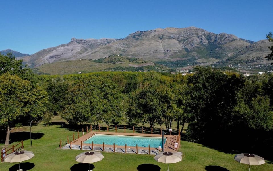 Natural landscape, Mountain view, Pool view, Swimming pool
