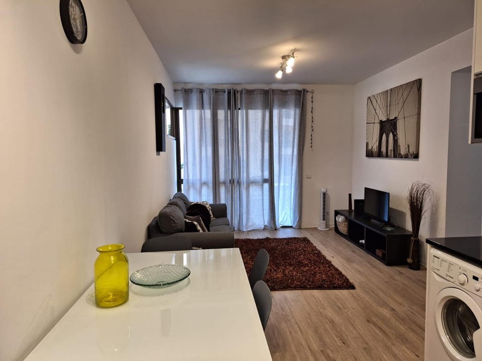 Communal lounge/ TV room, TV and multimedia, Kitchen or kitchenette, Living room, washing machine