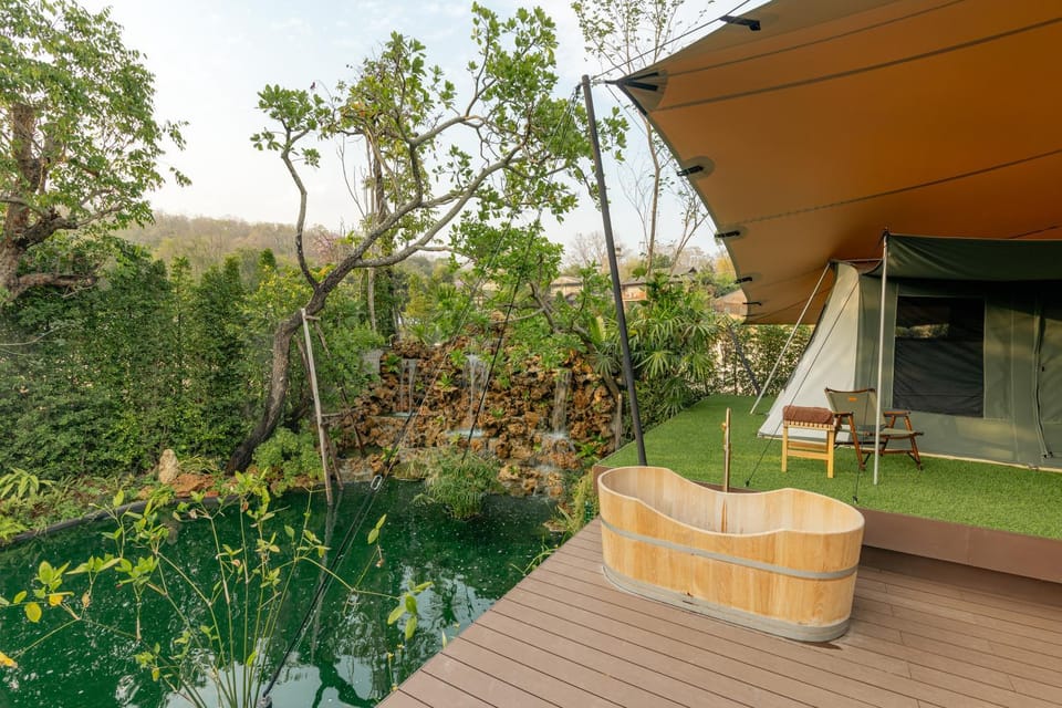 Balcony/Terrace, Garden view, Bath