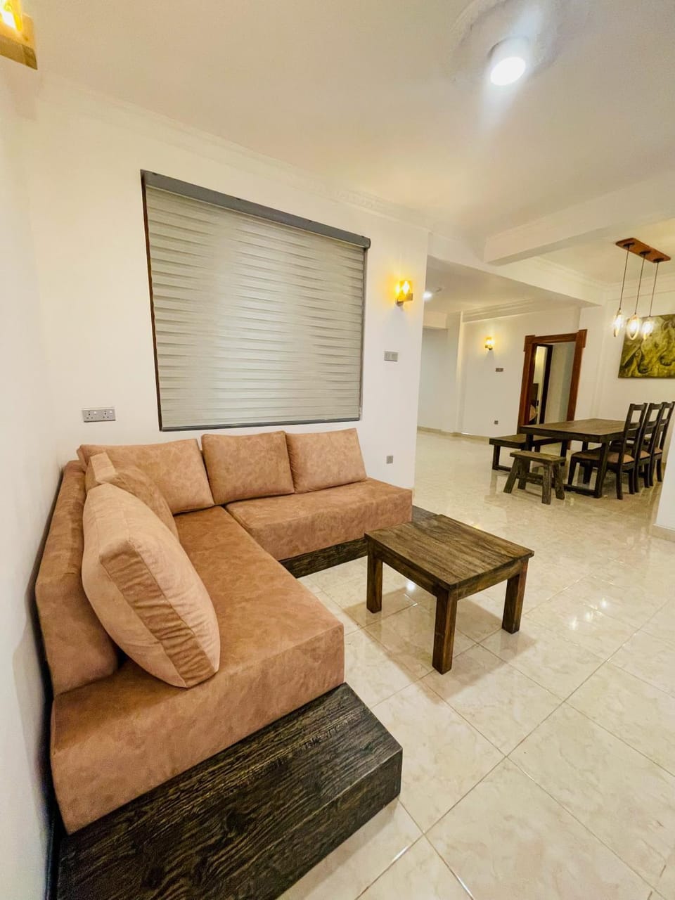 Living room, Seating area, Dining area
