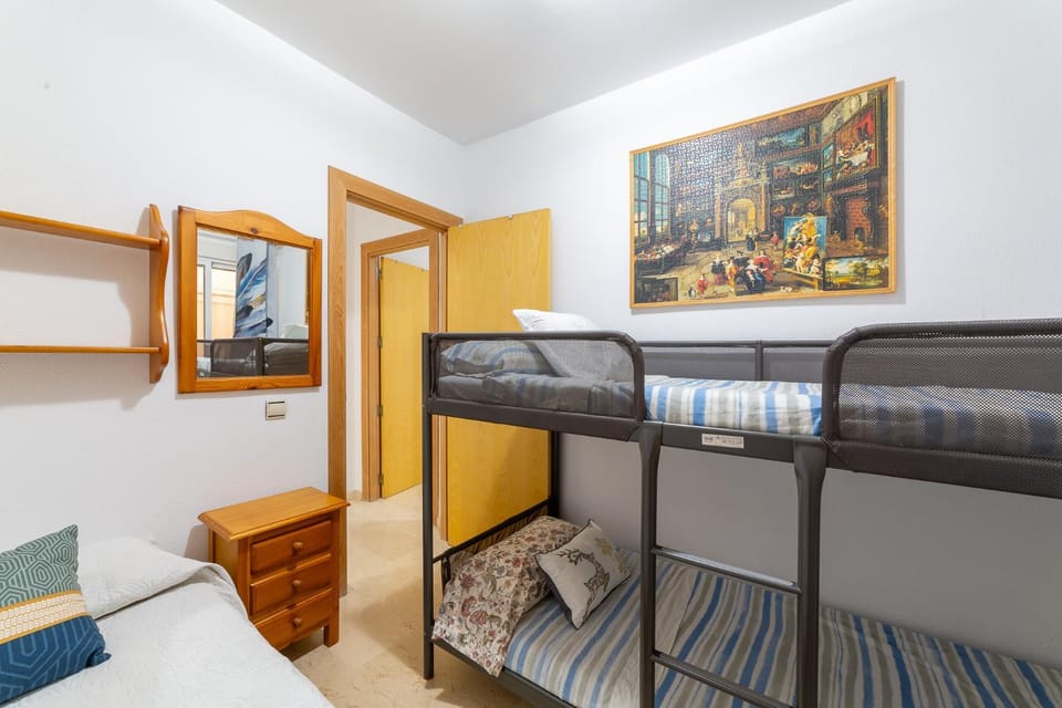 Bed, Photo of the whole room, Bedroom, bunk bed