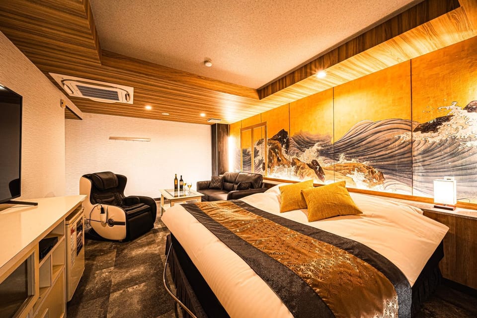 Bed, Bedroom, air conditioner