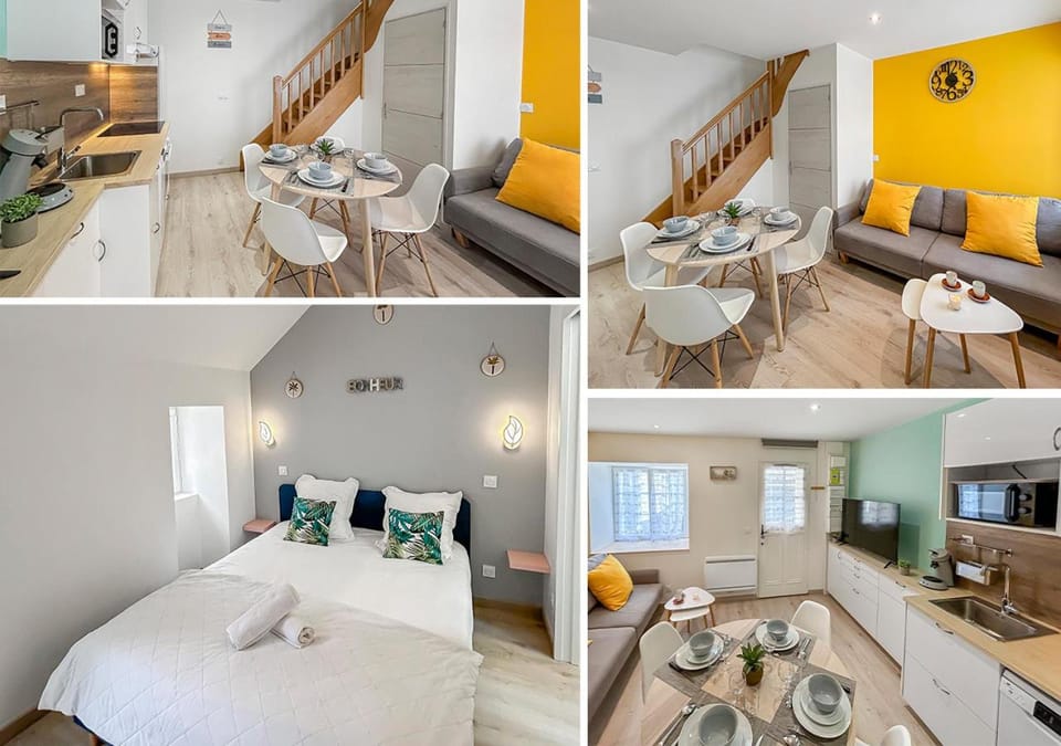 Maison cosy l Atypique hyper centre bureau confortable wifi et Netflix Apartment in Normandy