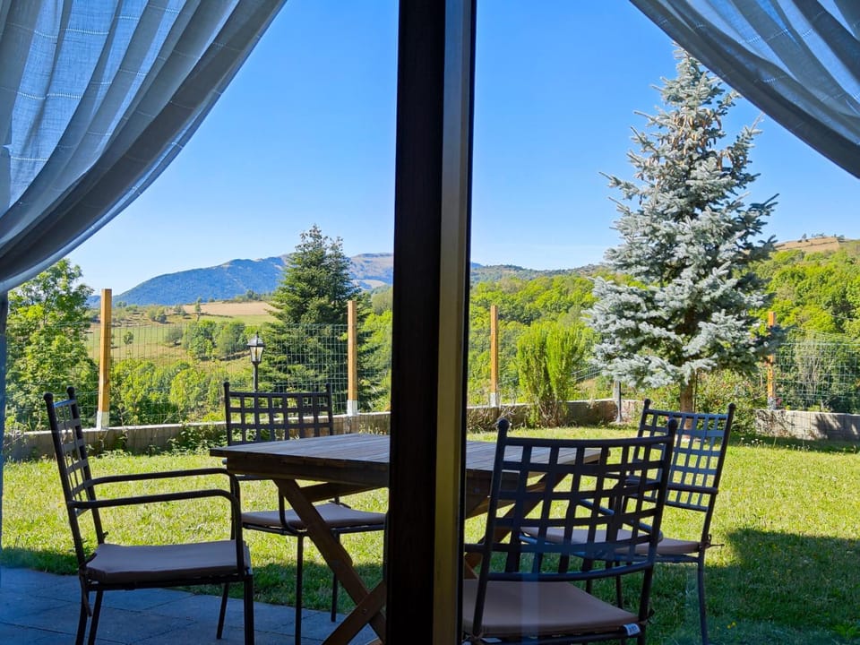 Natural landscape, Garden, Mountain view