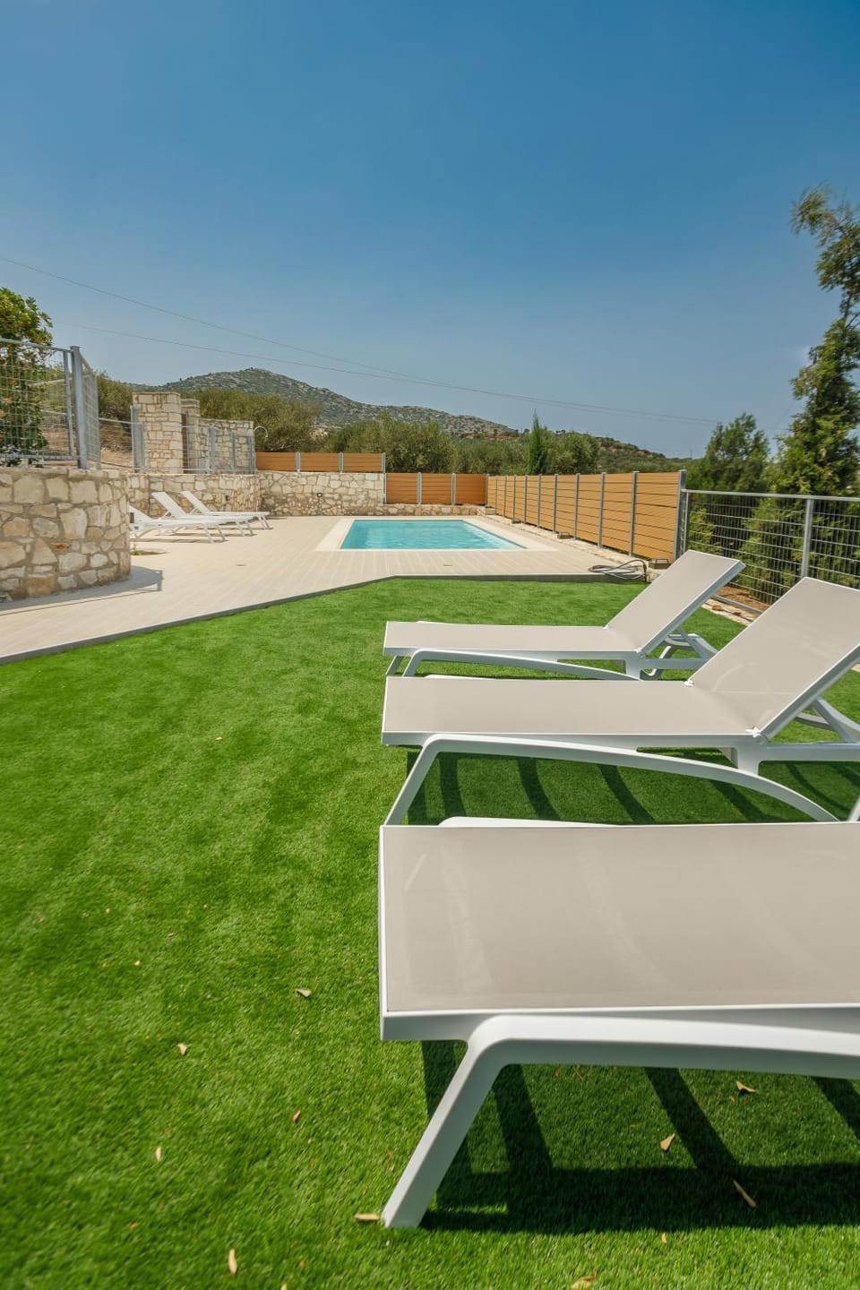 Natural landscape, Swimming pool, sunbed