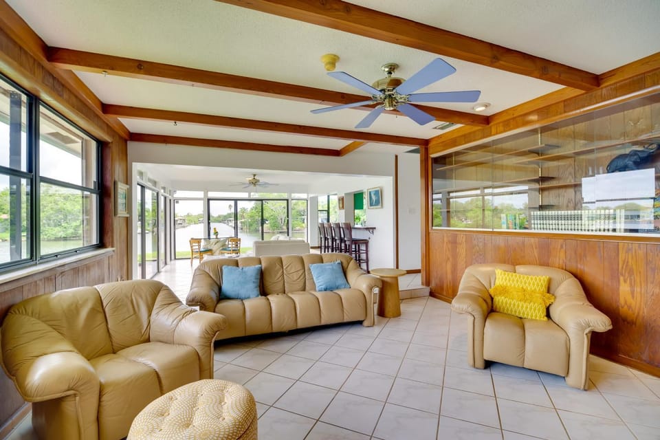 Cocoa Beach House on Banana River: Walk to Ocean! House in Cocoa Beach