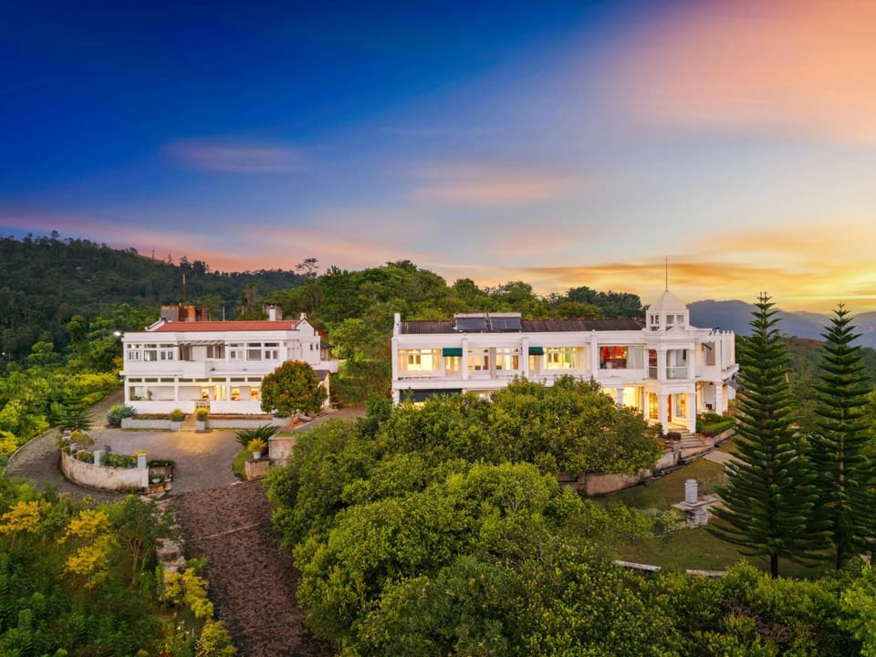 Property building, Natural landscape, Sunset