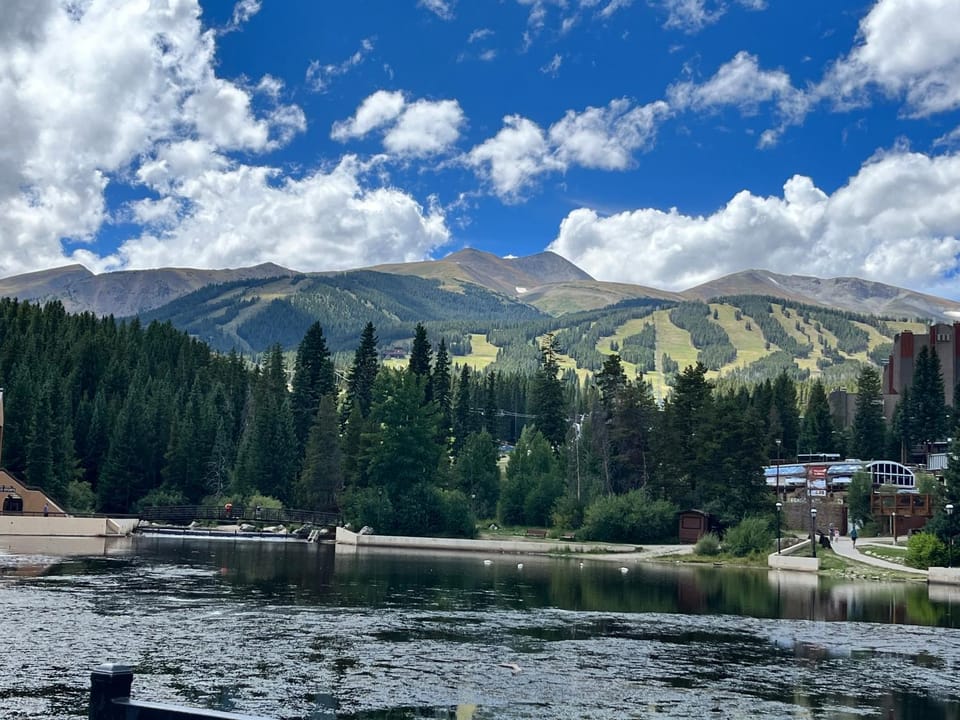Spring, Day, Natural landscape, Lake view, Mountain view