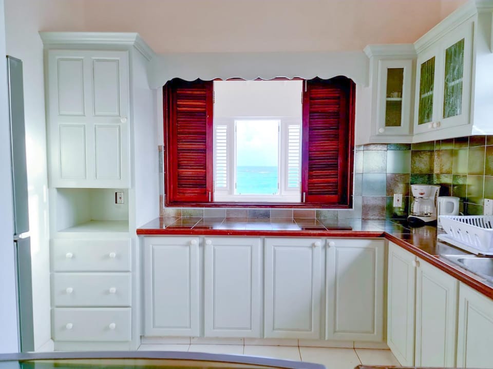 Kitchen or kitchenette, minibar