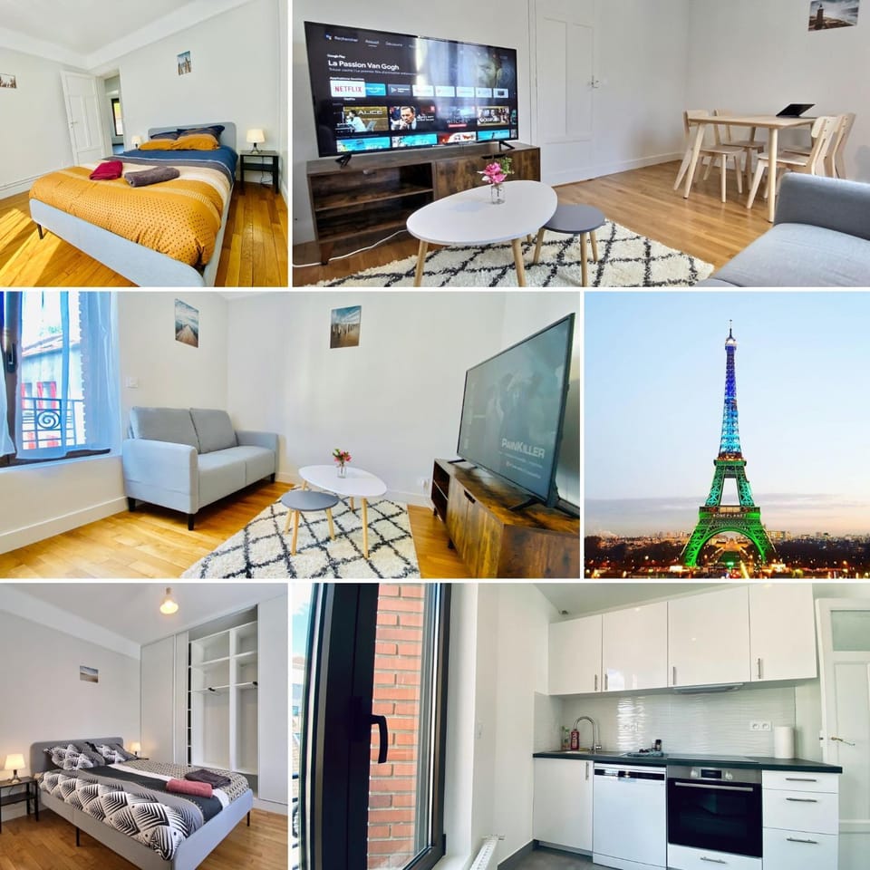 Communal lounge/ TV room, Bed, TV and multimedia, Kitchen or kitchenette, Living room, Photo of the whole room, Seating area, Dining area, Bedroom, minibar, pet friendly