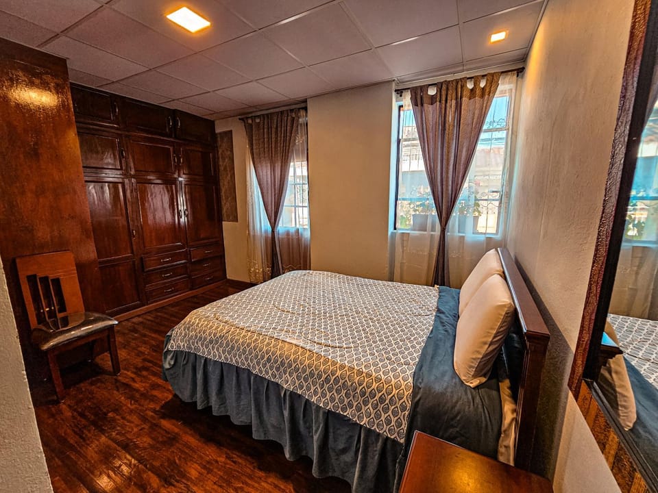 Bed, Photo of the whole room, Bedroom, wardrobe
