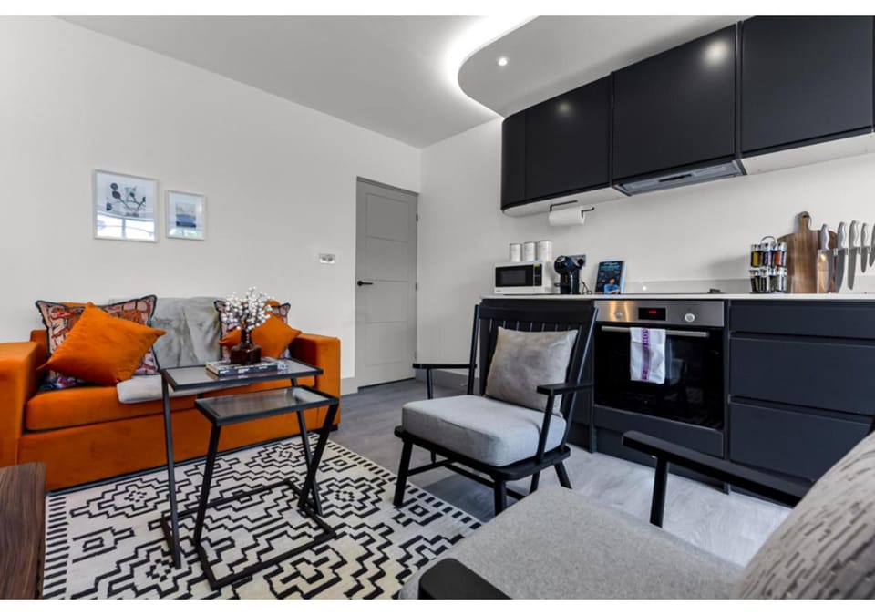 TV and multimedia, Kitchen or kitchenette, Living room, Seating area, Dining area, minibar, oven, stove