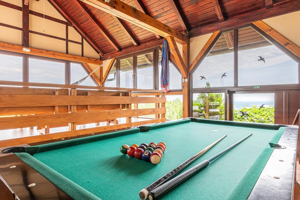 Property building, Billiard, View (from property/room), Balcony/Terrace, Seating area