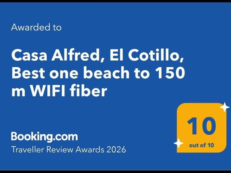 Casa Alfred, El Cotillo, Best one beach to 150 m WIFI fiber House in El Cotillo