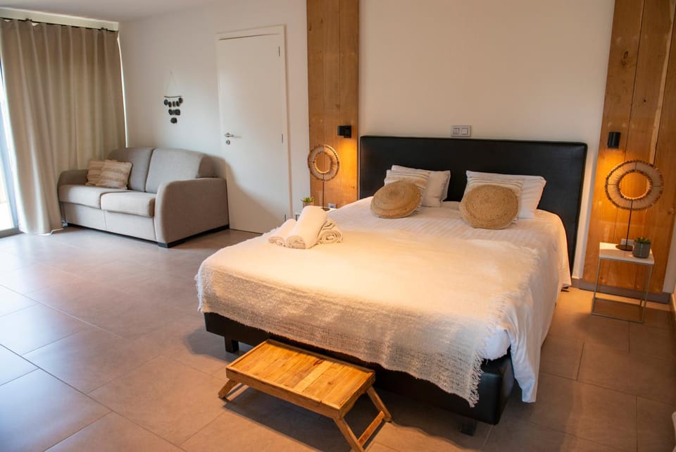 Bed, Living room, Photo of the whole room, Bedroom