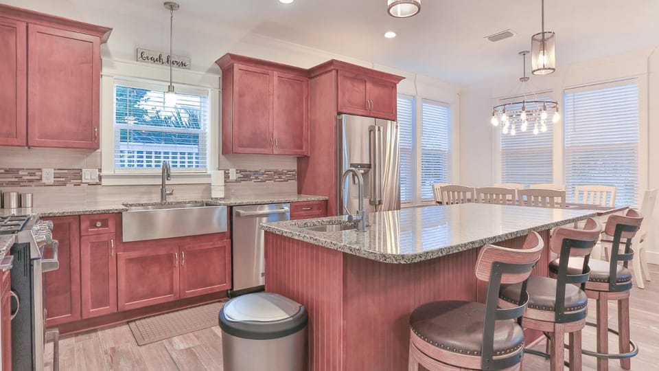 Hook, Wine, and Sinker - 3 plus Bedrooms Gulf views on 30A sleeps 12 with a hot tub House in South Walton County