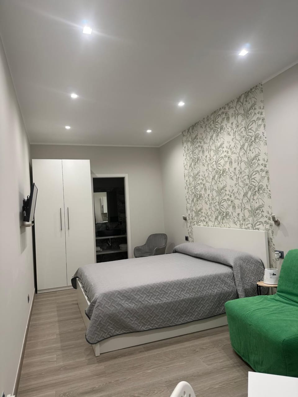 Bed, TV and multimedia, Living room, Photo of the whole room, Bedroom