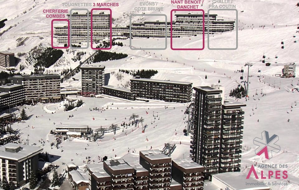 Résidence Tougnette - Studio de 19m2 équipé au pied des pistes aux Menuires pour 3 personnes MAE-1494 Apartment in Les Allues