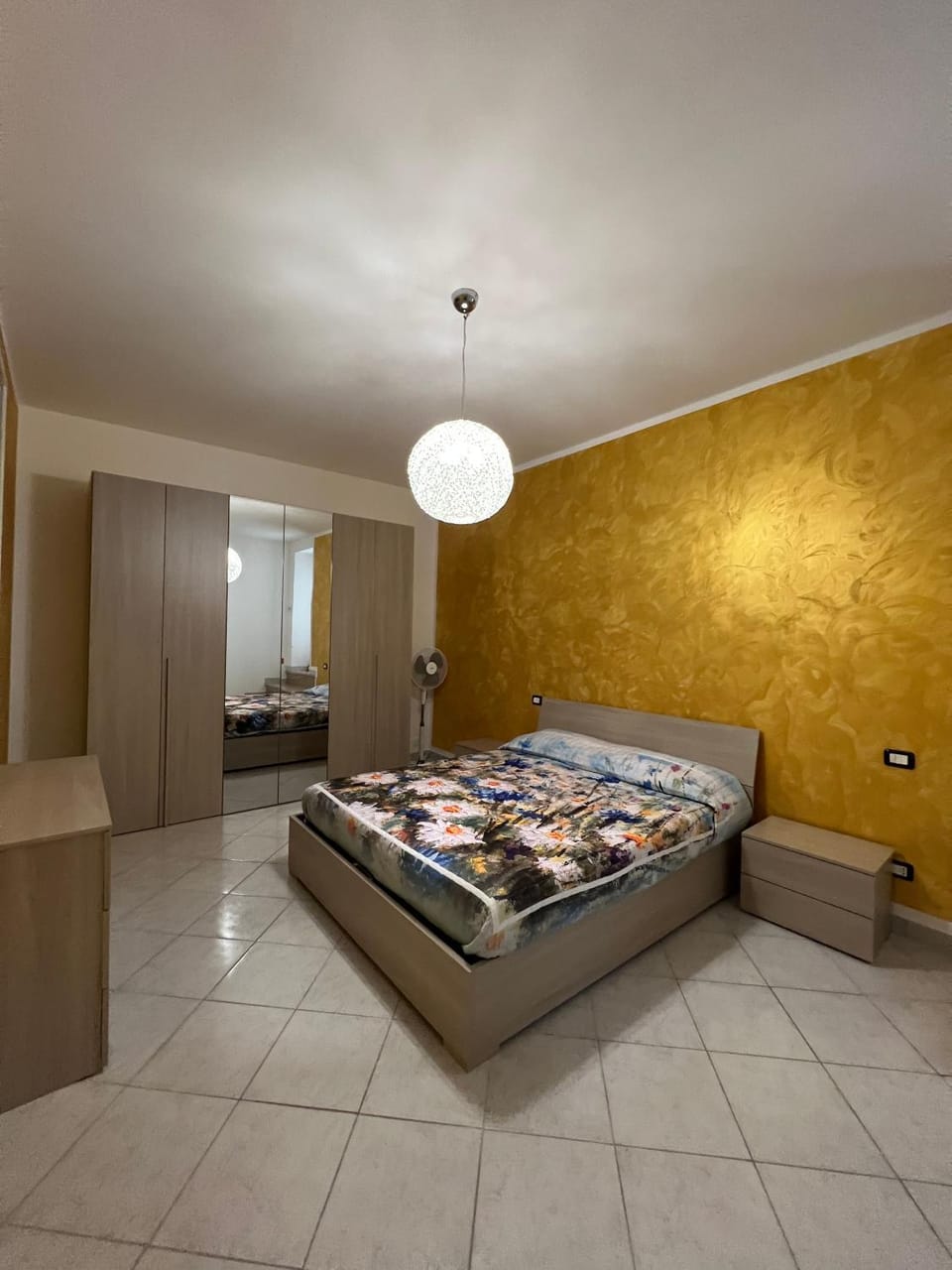 Bed, Bedroom, fireplace, wardrobe