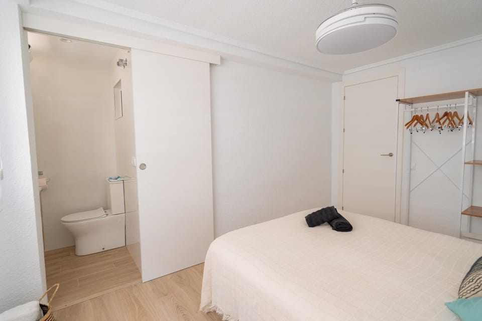Toilet, Bed, Bedroom