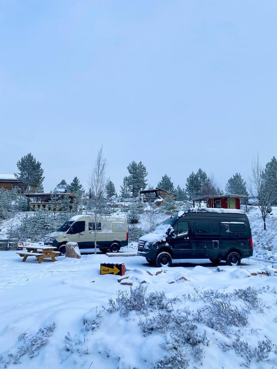 Patio, Day, Natural landscape, Winter