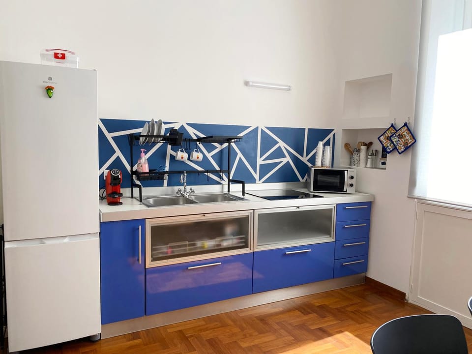 Coffee/tea facilities, Kitchen or kitchenette, minibar, stove