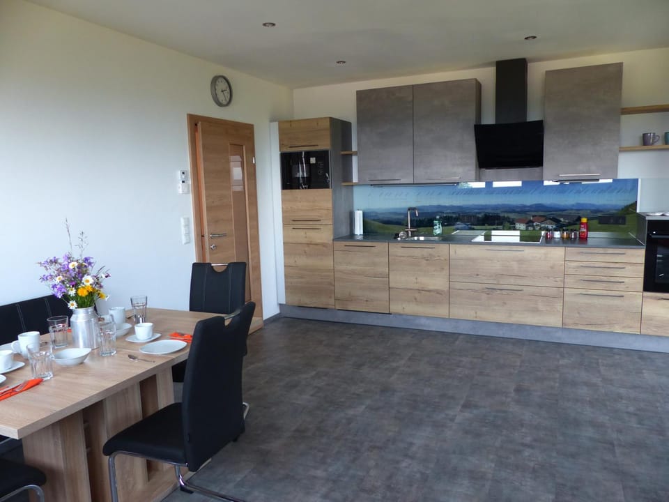 Kitchen or kitchenette, Dining area, oven, stove
