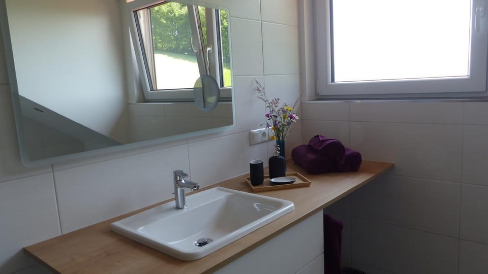 Bathroom, towels