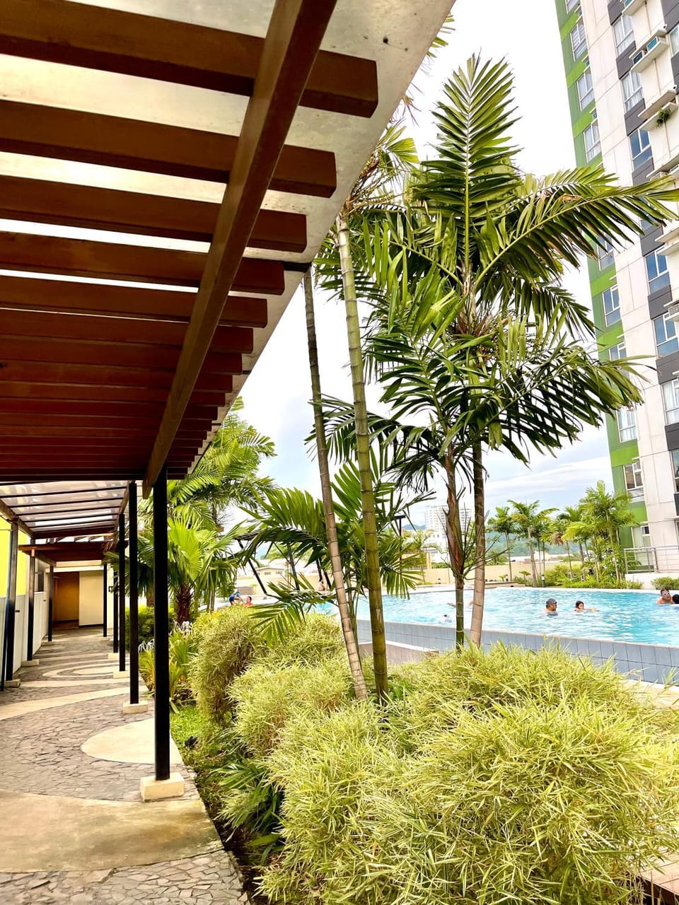 Property building, Natural landscape, Garden, Swimming pool