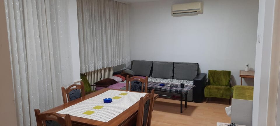 Living room, Seating area, air conditioner