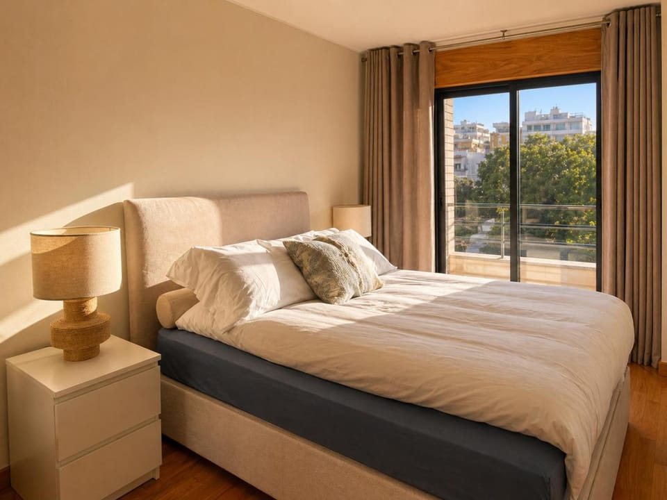 View (from property/room), Balcony/Terrace, Bedroom, furniture, pet friendly