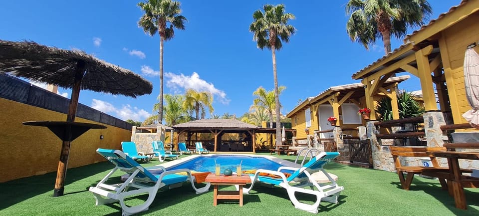Garden, Swimming pool, sunbed