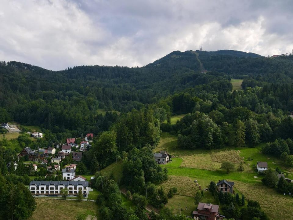 Bird's eye view, Mountain view