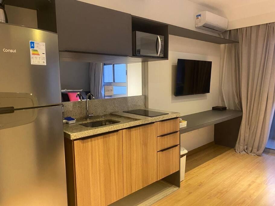 Studio Aconchegante em Moema - Completo - 30m2 Apartment in Sao Paulo City