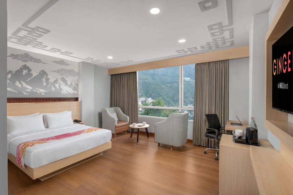 Bed, TV and multimedia, Photo of the whole room, Bedroom, hair dresser