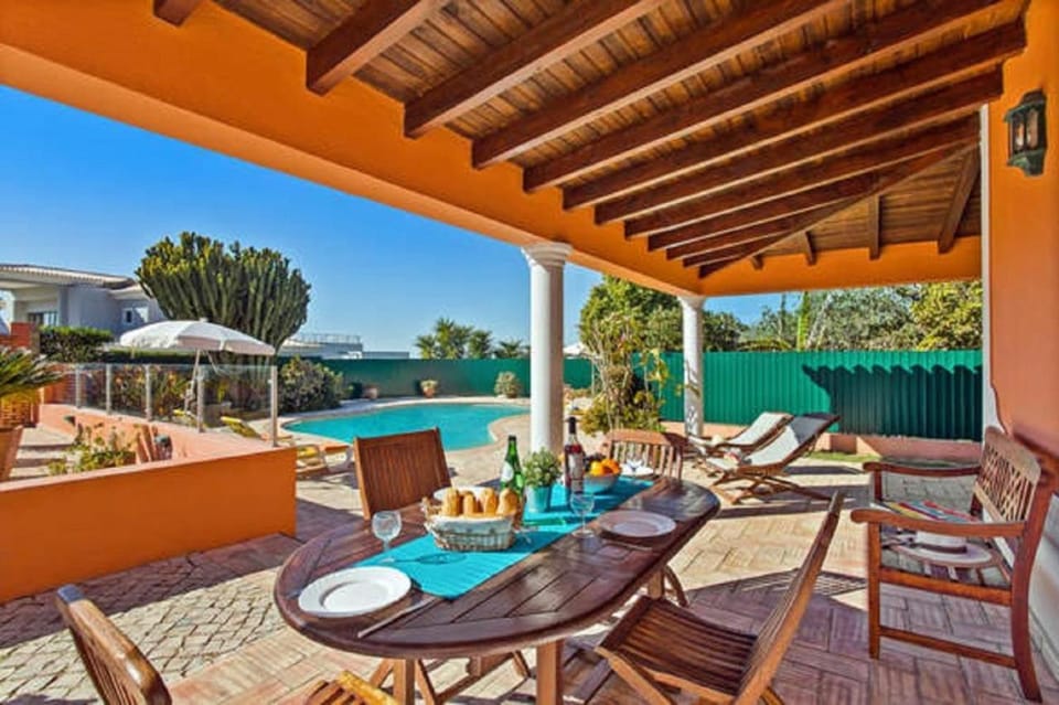 Patio, Day, Dining area, Pool view