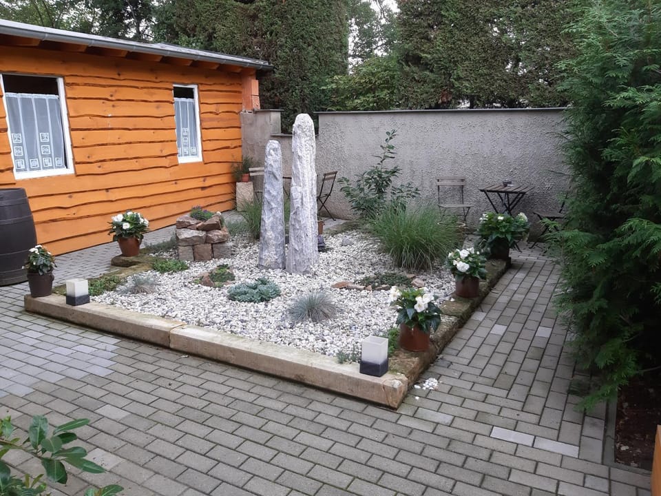 Natural landscape, Garden, Seating area