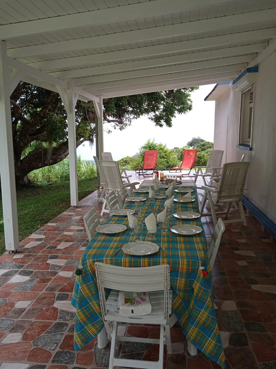 Patio, Day, View (from property/room), Dining area, Garden view, Mountain view, Sea view, Sunrise, internet